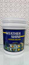 Weather Shine Exterior Emulsion — Shine finish